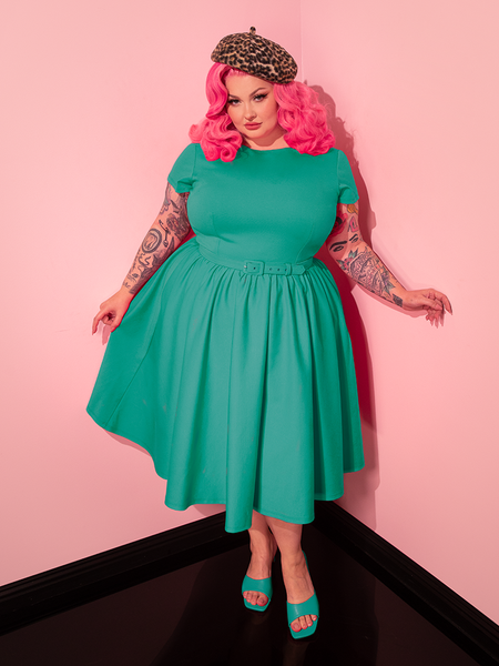 Avon Swing Dress in Aqua | Retro Style Dresses – Vixen by Avon Swing Dress in Aqua | Retro Style Dresses – Vixen by