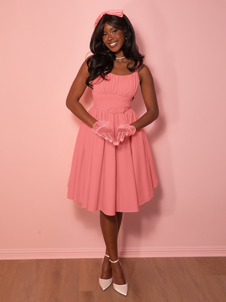Ingenue Dress in Pink | Vintage Inspired Dress – Vixen by