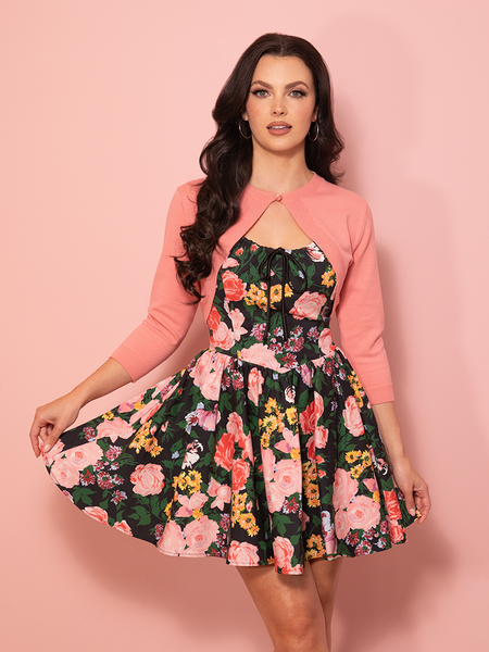 Vixen Bolero Cardigan in Pink | Vintage Style Accessories – Vixen