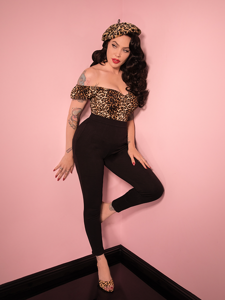 Vacation Pants in Black Ponte - Vixen by Micheline Pitt