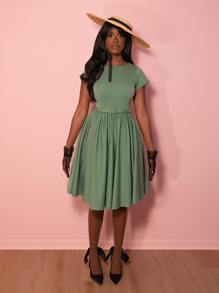 Avon Swing Dress in Sage Green | Retro Style Dresses – Vixen by Avon Swing Dress in Sage Green | Retro Style Dresses – Vixen by