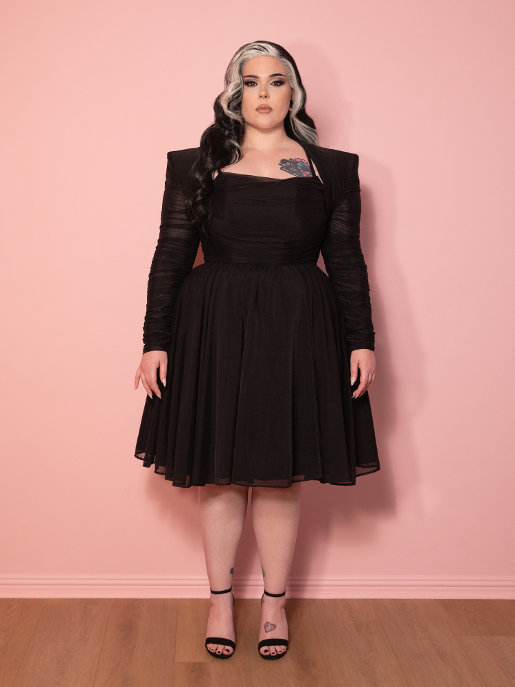 Bandage Corset Swing Dress in Black Bandage Corset Swing Dress in Black