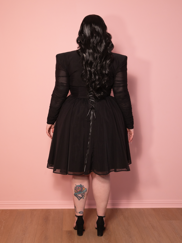 Vixen Vintage Lace Bolero In Black | Retro Style Clothing – Vixen By Micheline Pitt - Foto 2