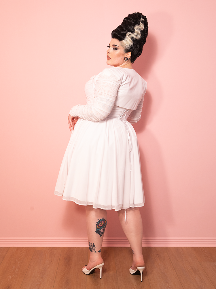 BRIDE OF FRANKENSTEIN™ Bandage Corset Swing Dress with Bolero in BRIDE OF FRANKENSTEIN™ Bandage Corset Swing Dress with Bolero in