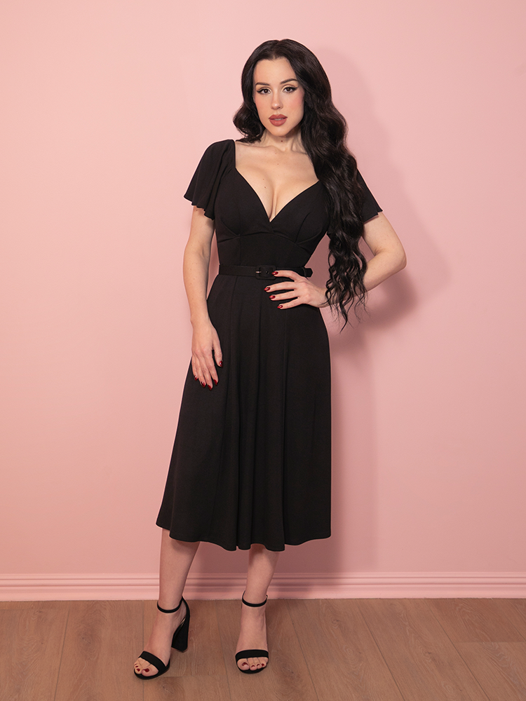 Cozy Babydoll Swing Dress Vixen by Micheline Pitt Cozy Babydoll Swing Dress Vixen by Micheline Pitt