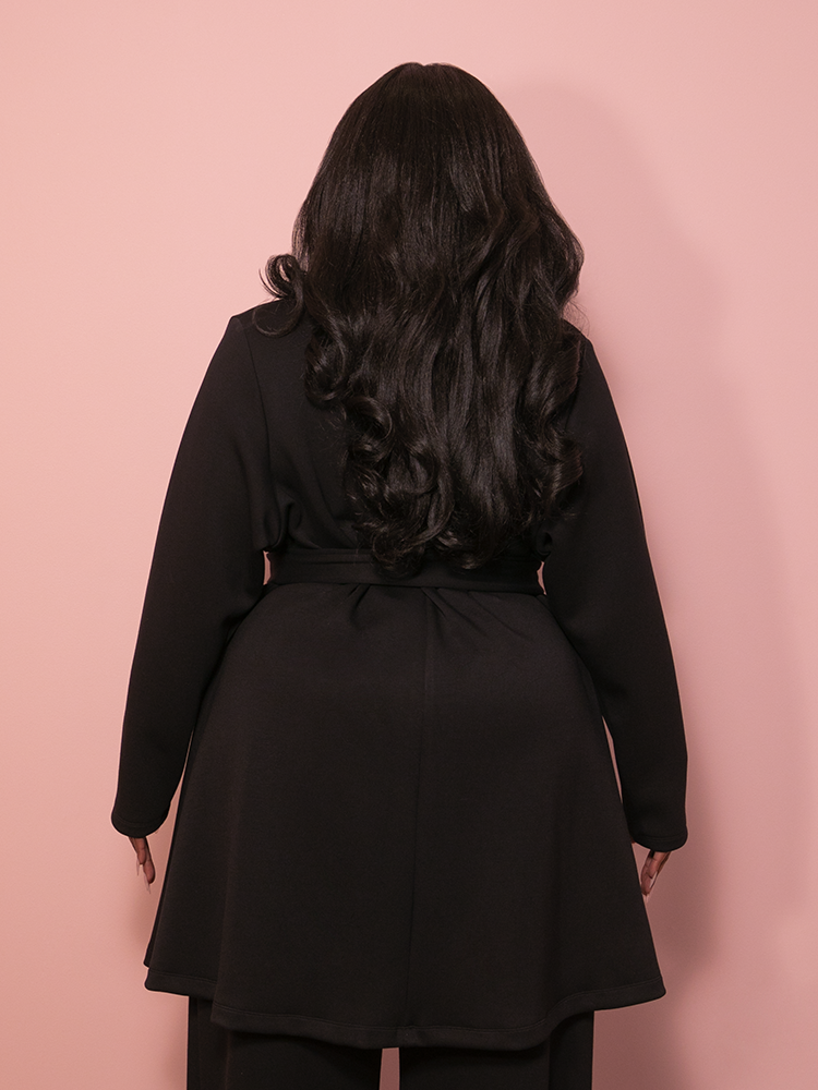 PRE-ORDER - Cozy Cardigan Coat in Black - Vixen by Micheline Pitt