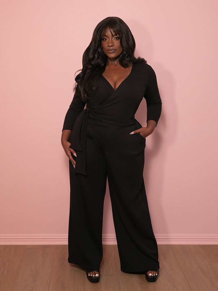 PRE-ORDER - Cozy Lounge Pants in Black - Vixen by Micheline Pitt