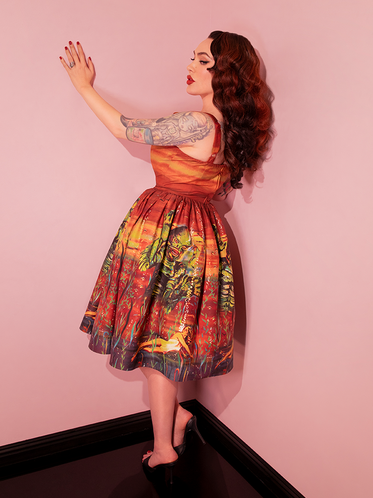 creature from the black lagoon dress Creature from the Black Lagoon 3" A-Line Dress for Sale by kazzoie