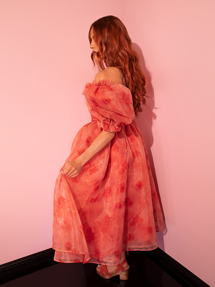 LABYRINTH™ Fairytale Gown in Tangerine Fireys Print