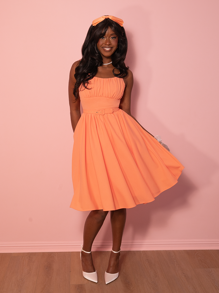 Ingenue Dress in Creamsicle - Vixen by Micheline Pitt 2X Ingenue Dress in Creamsicle - Vixen by Micheline Pitt 2X