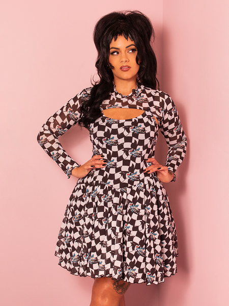 Beetlejuice Beetlejuice™ Sandworm Swing Dress with Matching Bolero