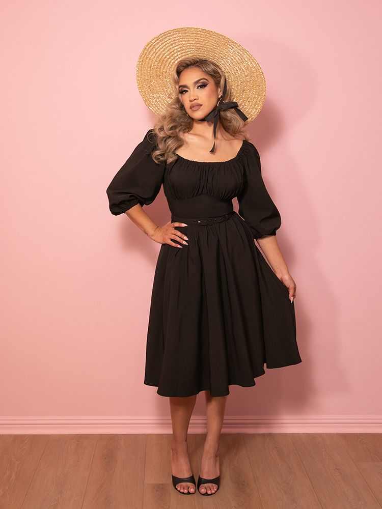 Vacation Dress in Black - Vixen by Micheline Pitt 3X Vacation Dress in Black - Vixen by Micheline Pitt 3X