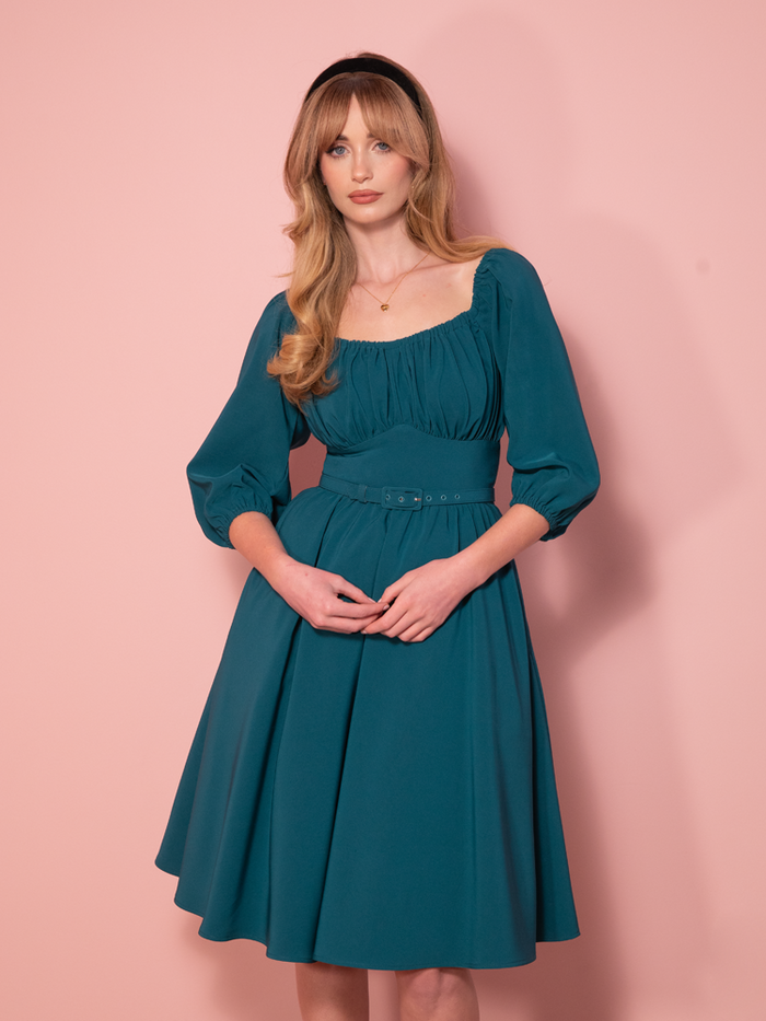 Vacation Dress in Teal - Vixen by Micheline Pitt