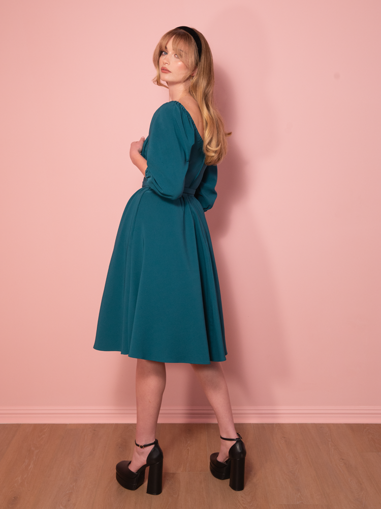 Vacation Dress in Teal - Vixen by Micheline Pitt