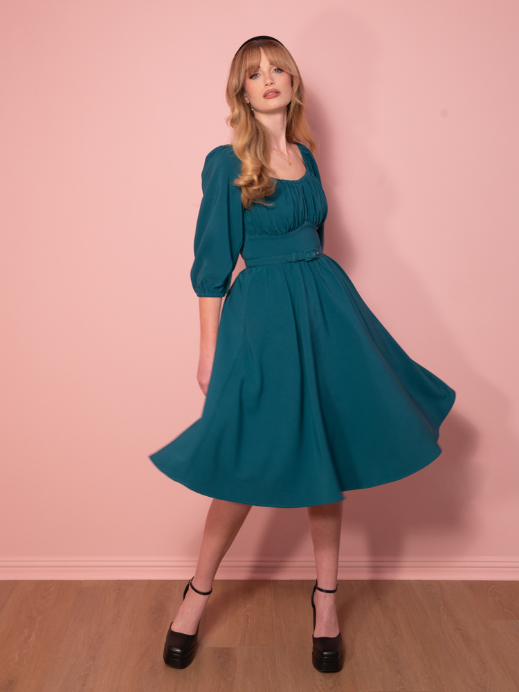 Vacation Dress in Teal - Vixen by Micheline Pitt
