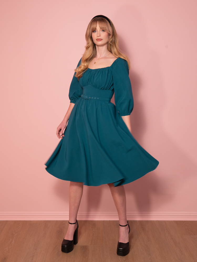 Vacation Dress in Teal - Vixen by Micheline Pitt