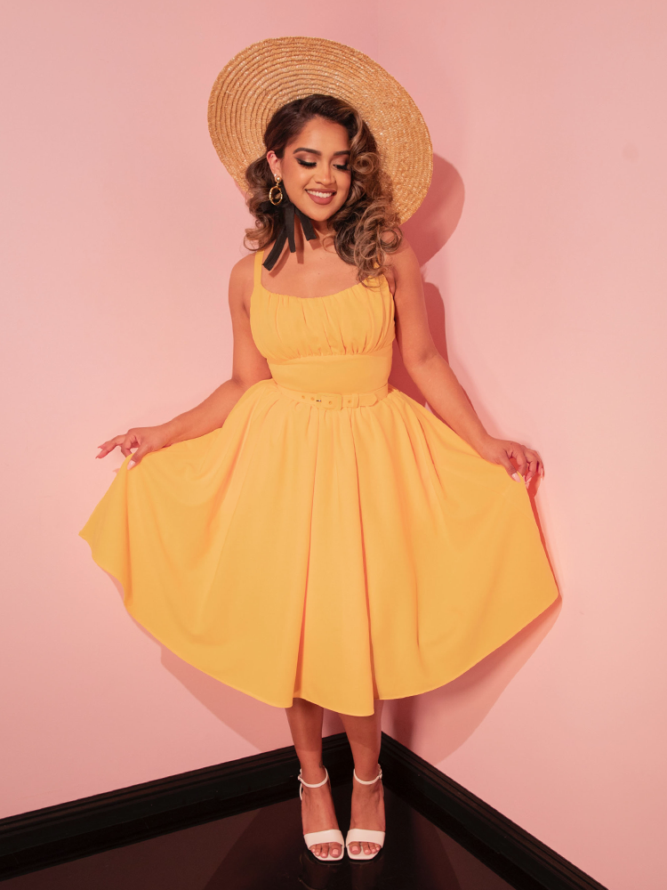 Ingenue Dress in Sunshine Yellow