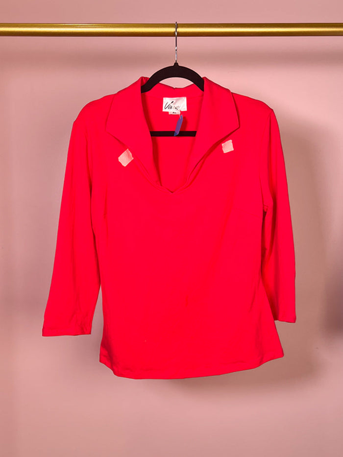 BACKLOT - Vixen Top in Red - Vixen by Micheline Pitt