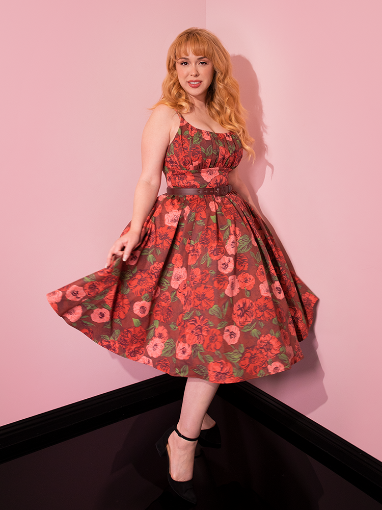 PRE-ORDER - Ingenue Dress in Garnet - Vixen by Micheline Pitt