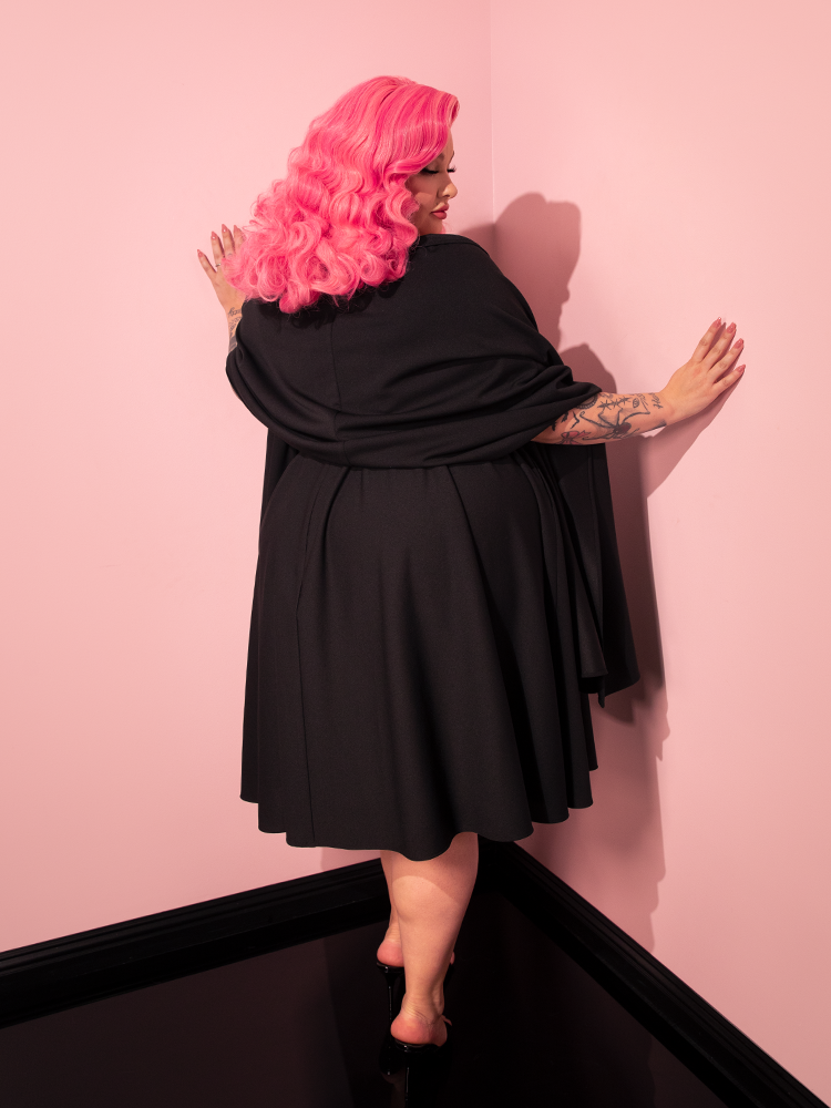 Starlet Swing Dress in Black  Retro Style Dress – Vixen by Micheline Pitt