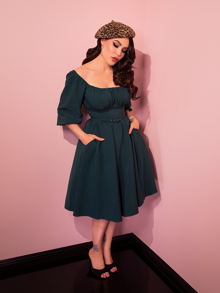 ワンピース Apolina Bette Dress - Dried Moss 3-5Y Cotton woven ワンピース Apolina Bette Dress - Dried Moss 3-5Y Cotton woven